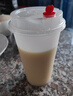 美丽雅 奶茶杯一次性咖啡杯带盖500ml*20套珍珠饮料塑料杯加厚果汁杯子 实拍图