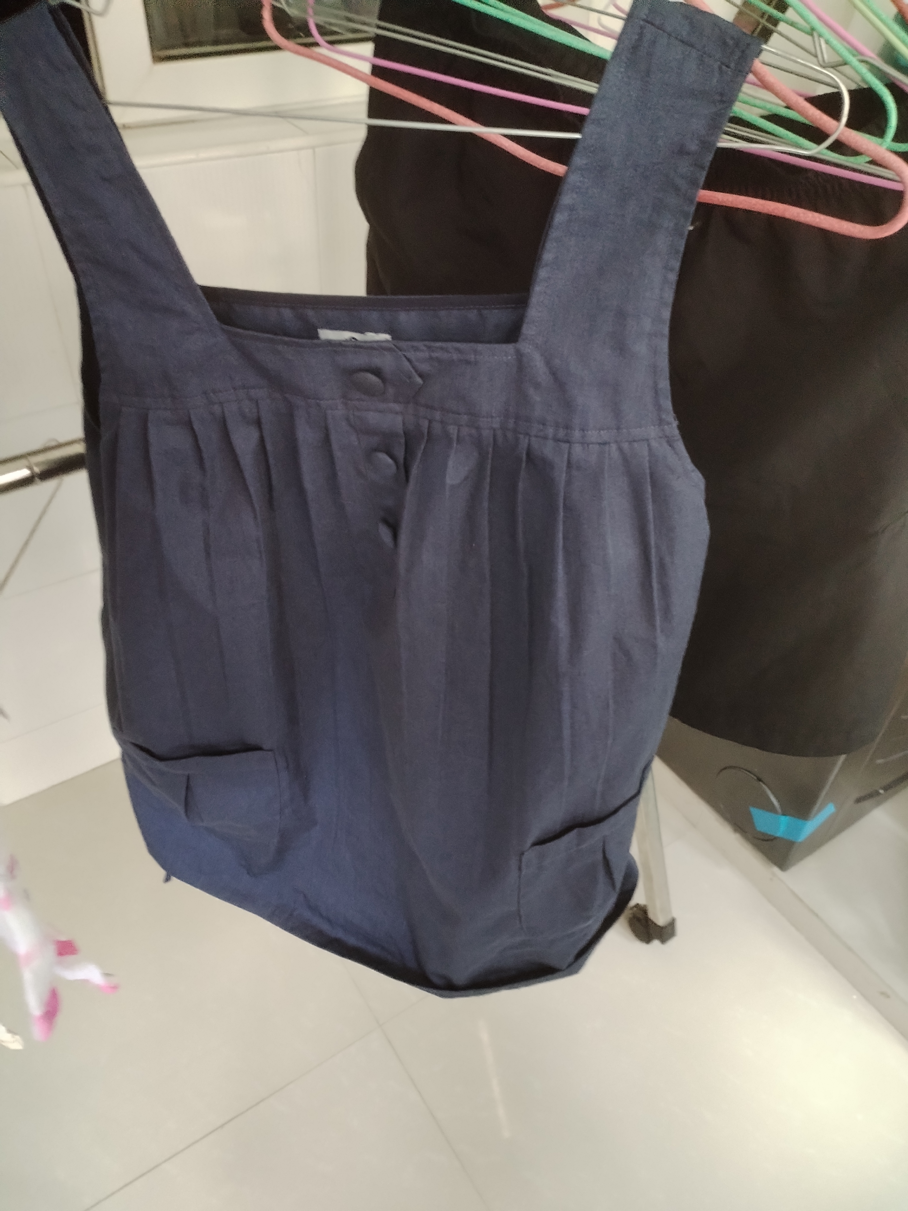 婧麒（JOYNCLEON）防辐射服孕妇装马甲大码防辐射衣服外穿防护服藏青色XL码 jc8303 实拍图