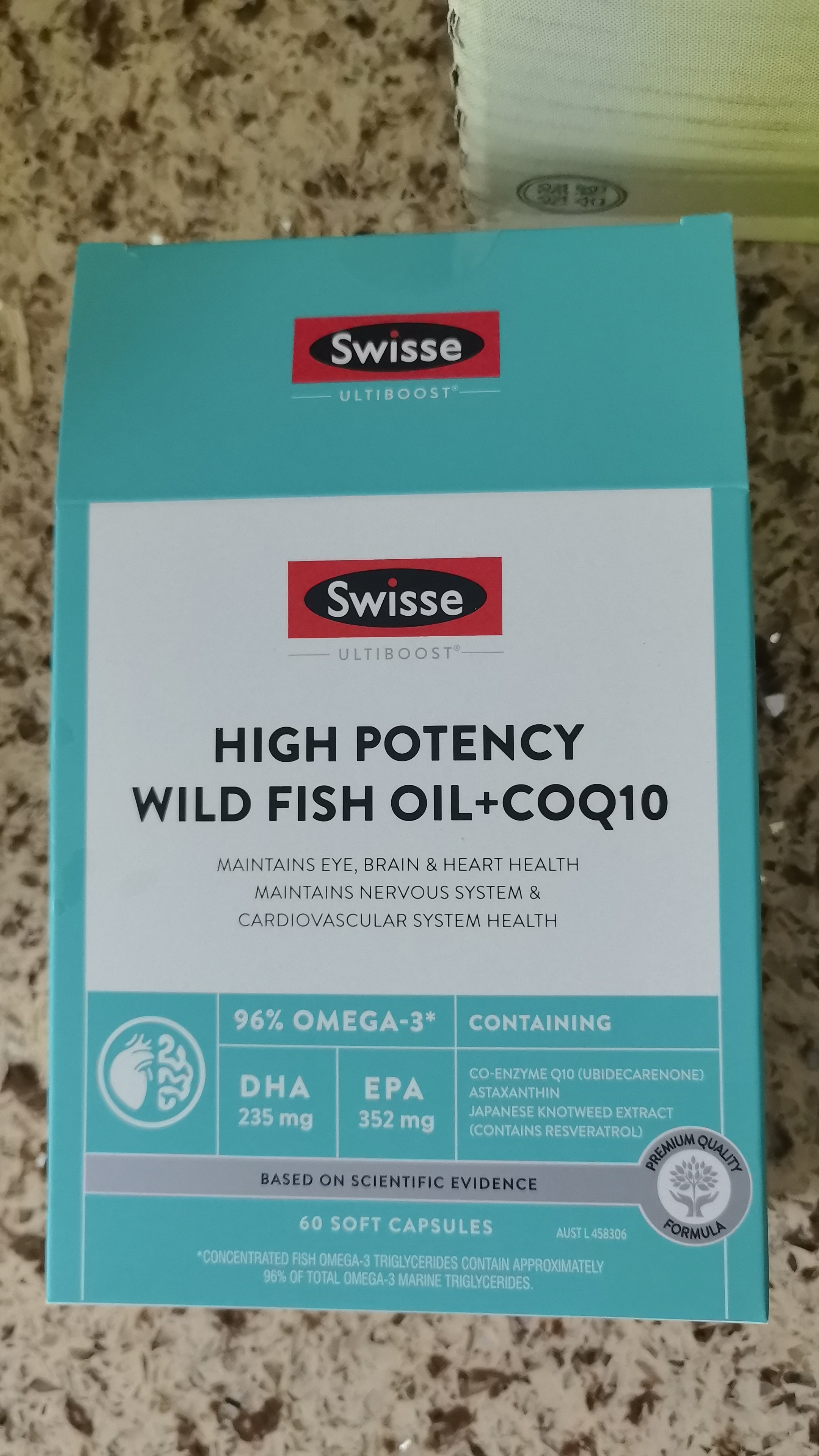 Swisse斯维诗96%高纯鱼油辅酶Q10软胶囊60粒+NAG熟氨糖60片舒缓关节疼痛 实拍图