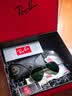 雷朋（RayBan）飞行员系列太阳镜男女款墨镜时尚开车出行眼镜0RB3025 181金色镜框绿色镜片 尺寸62 实拍图