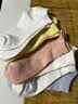 全棉时代女士袜子【5A抗菌5双普惠装】纯棉不掉跟防臭夏季短筒 实拍图