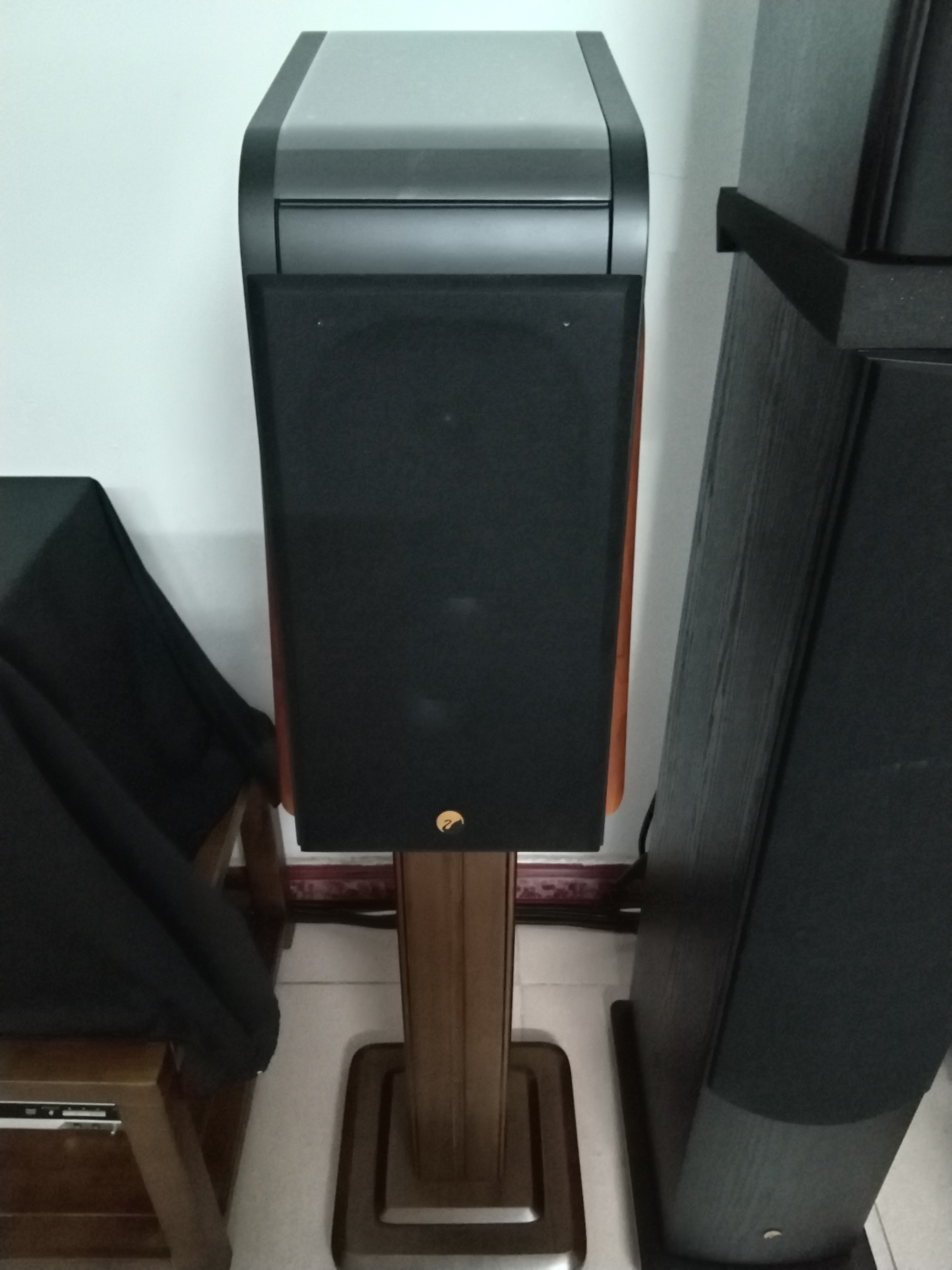 惠威（HiVi）D100/D200/D300/D1500高保真有源HIFI音响2.0台式电脑音箱等磁场带式高音喇叭蓝牙多媒体音响 D100（木纹色） 实拍图