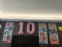 多美忆生日场景布置女孩儿童生日数字气球1岁氛围道具布置派对装饰粉色 实拍图