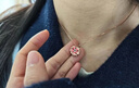 老凤祥桃花银项链女款女士吊坠轻奢饰品走心生日礼物实用高端女友老婆 实拍图