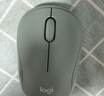 罗技（Logitech）M221 轻音鼠标 无线鼠标 办公鼠标 对称鼠标 带无线微型接收器 薄荷绿 实拍图