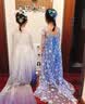 G.duck小黄鸭冰雪奇缘爱莎公主裙女童连衣裙夏季儿童艾莎裙子六一表演服 艾莎公主裙 110 尺码4~5岁【100-110cm】 实拍图