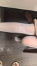 艾舞戈儿童舞蹈袜女童夏季薄款芭蕾大袜成人连裤袜子舞蹈专用打底裤袜 60D-白色（适宜26~34℃） XL （参考身高140-160cm） 实拍图
