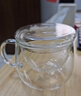 富光花茶杯 男女士茶水分离杯子 双层办公泡茶玻璃杯带把高硼硅水杯 实拍图