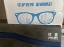 依视路（ESSILOR） 钻晶系列高清耐磨防蓝光近视薄镜片配度数眼镜架男女镜框 钛+金属-全框-4023BK-黑色 镜框+依视路膜岩高清1.60现片 实拍图