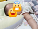 婧麒（JOYNCLEON）婴儿枕头分区宝宝枕护颈神器6个月以上儿童枕头1-3岁 绿jzt198355 实拍图