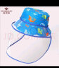 俞兆林（YUZHAOLIN）儿童帽子男女童遮阳防护渔夫帽宝宝防风防尘隔离面罩 H款 52CM 实拍图