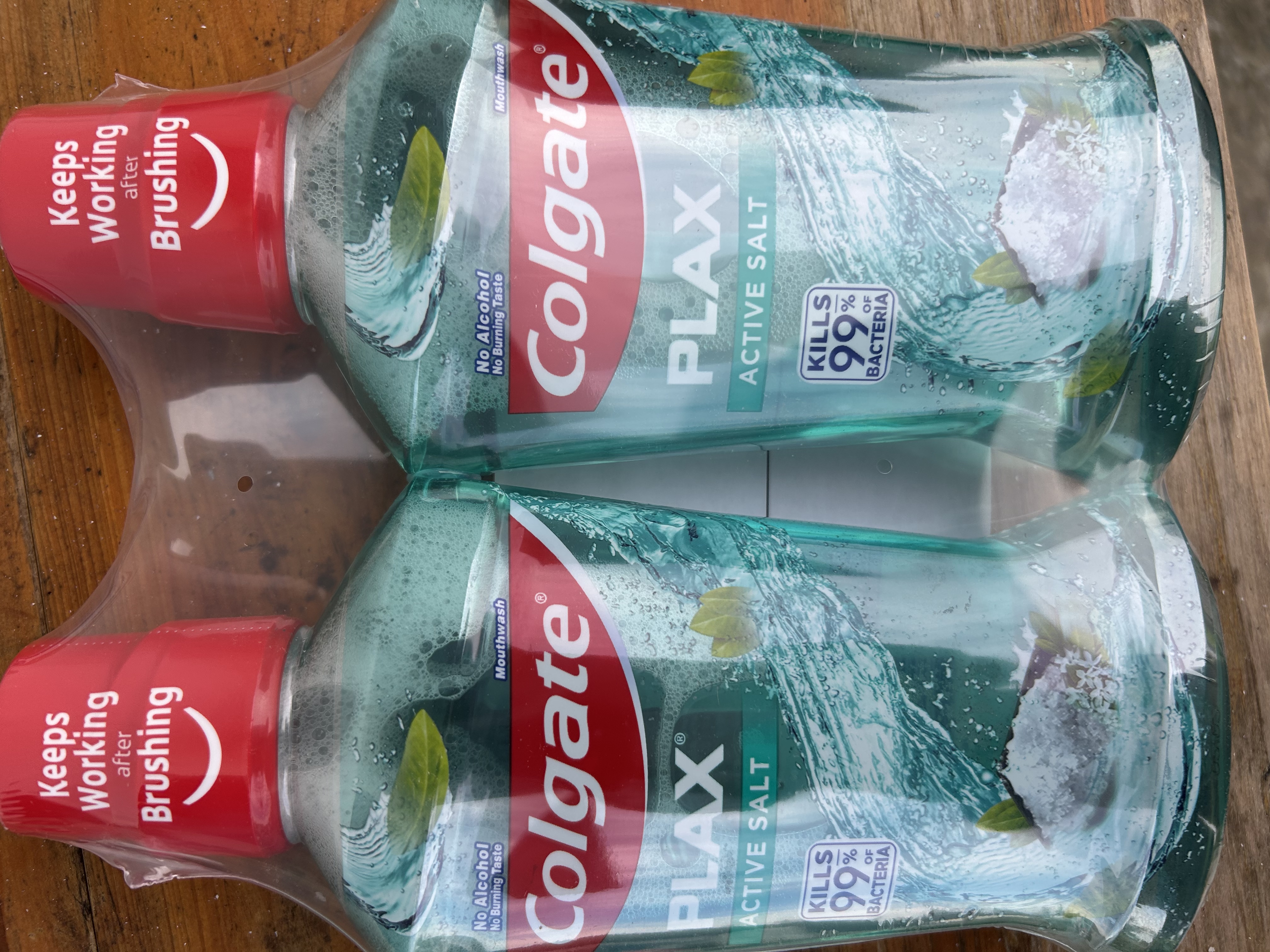 高露洁（Colgate）【孙颖莎同款】清爽海盐精油进口漱口水1000ml含氟深层清洁自营 实拍图