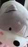 名创优品（MINISO）趴姿大号趣味狗狗毛绒公仔儿童玩具玩偶抱枕生日礼物女 灰色 实拍图