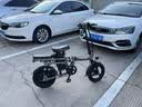 普莱德新国标折叠电动自行车 超长续航电动车 铝合金代驾车 锂电池助力男女通用成人电瓶车 代步电单车 避震顶配-22减震-进口级电芯-纯电续航≤45km 实拍图