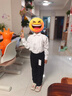 衣诺坊女童衬衫白色长袖圆领春夏新款学生六一演出校服儿童休闲T恤宽松 实拍图