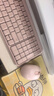 罗技（Logitech）MK251无线蓝牙键盘鼠标套装 办公商务笔记本电脑 数字键盘99键粉色键鼠套装（K251键盘+M196鼠标） 实拍图