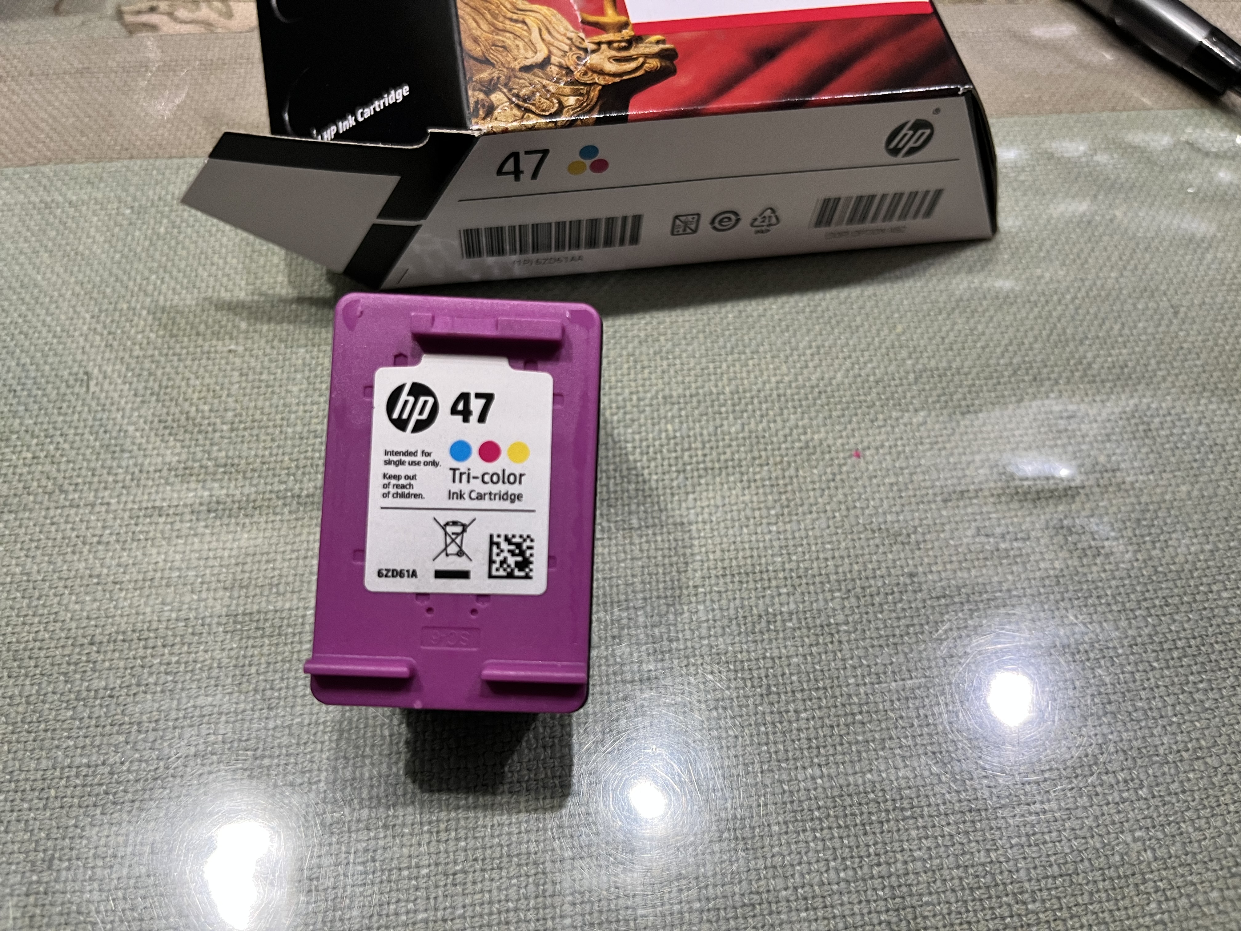 惠普（HP）47原装大印量彩色墨盒 适用hp 4825/4826打印机 实拍图