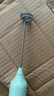 打蛋器打奶泡器打发器电动咖啡打泡器奶泡打发器手持小型电动搅拌棒打发器 奶绿色【三挡调速 快速打发】 实拍图