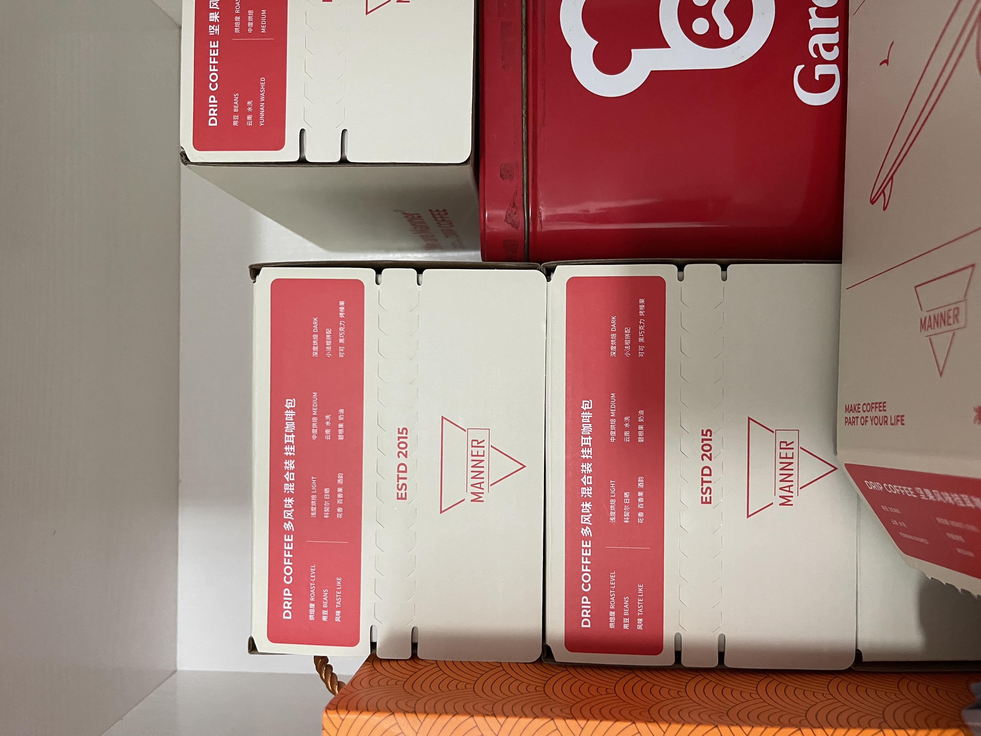 WE ARE MANNER挂耳咖啡包多风味混合滤挂美式手冲精品黑咖啡咖啡粉20包装 中烘（平衡） 200g 实拍图