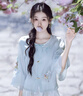 丹珠娜（DanZhuNa）新中式连衣裙女装2026夏季新款国风套装穿搭绝美汉服改良版长裙子 蓝色上衣+白色裙子 M 实拍图