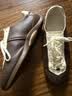 FOOT INDUSTRY 足下工业「品牌经典」芭蕾德训鞋真皮舒适百搭运动休闲透气女鞋 棕色/古白 「品牌经典」 39 实拍图