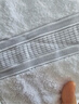 金号新疆棉浴巾A类纯棉吸水情侣运动洗澡巾 单条 140*72cm 320g藕粉色 实拍图