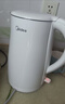 美的（Midea）电热水壶烧水壶食品级304不锈钢自动断电双层防烫全钢无缝1.5L容量 MK-HJ1566 实拍图