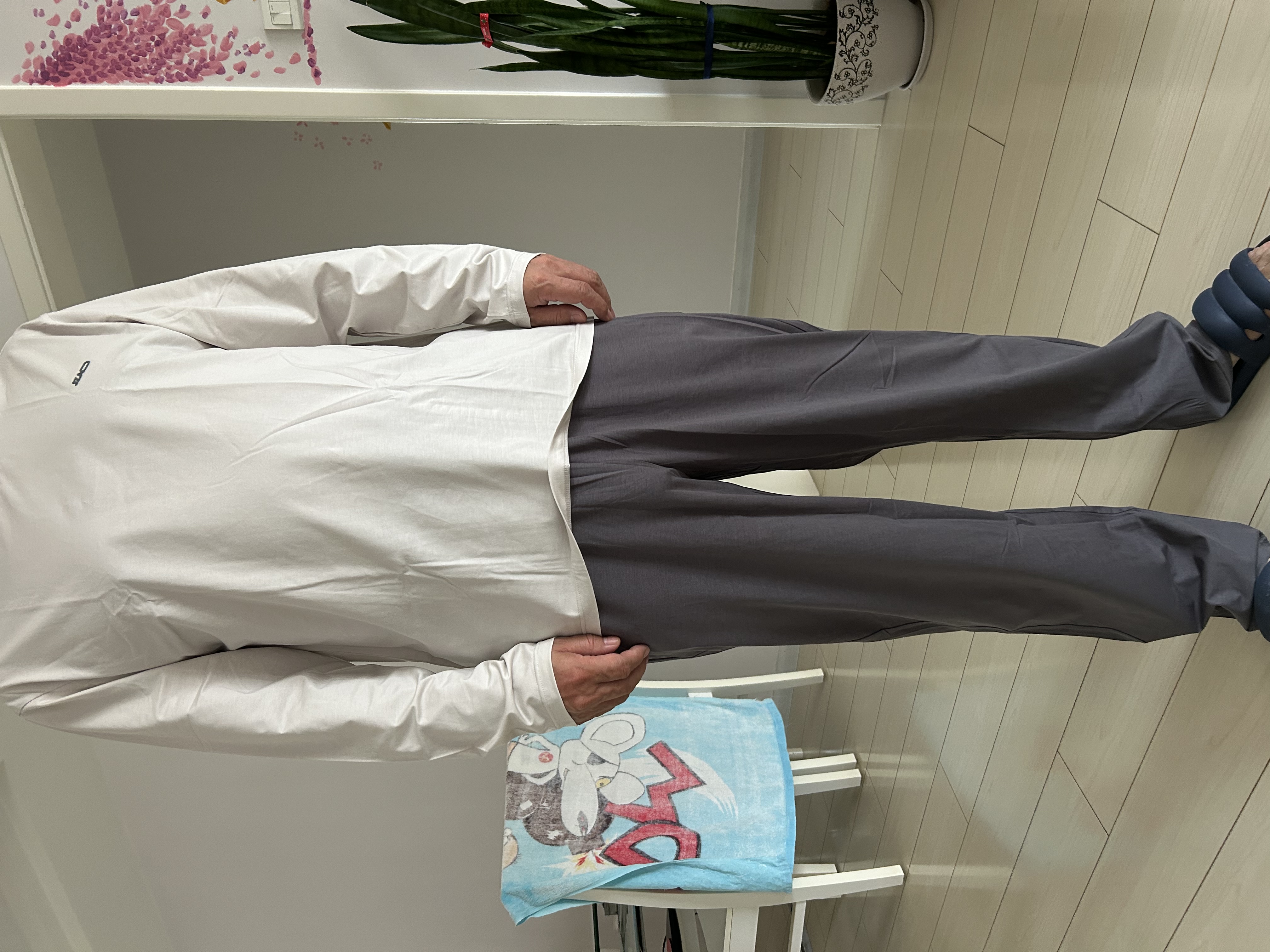 京东京造【天丝棉】10A抗菌睡衣男士夏季男士睡衣棉速干圆领男家居服XL 实拍图