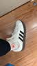 adidas「T头鞋」VL COURT复古休闲板鞋德训鞋男女阿迪达斯轻运动 汉玉白/黑色/树脂黄   37 实拍图
