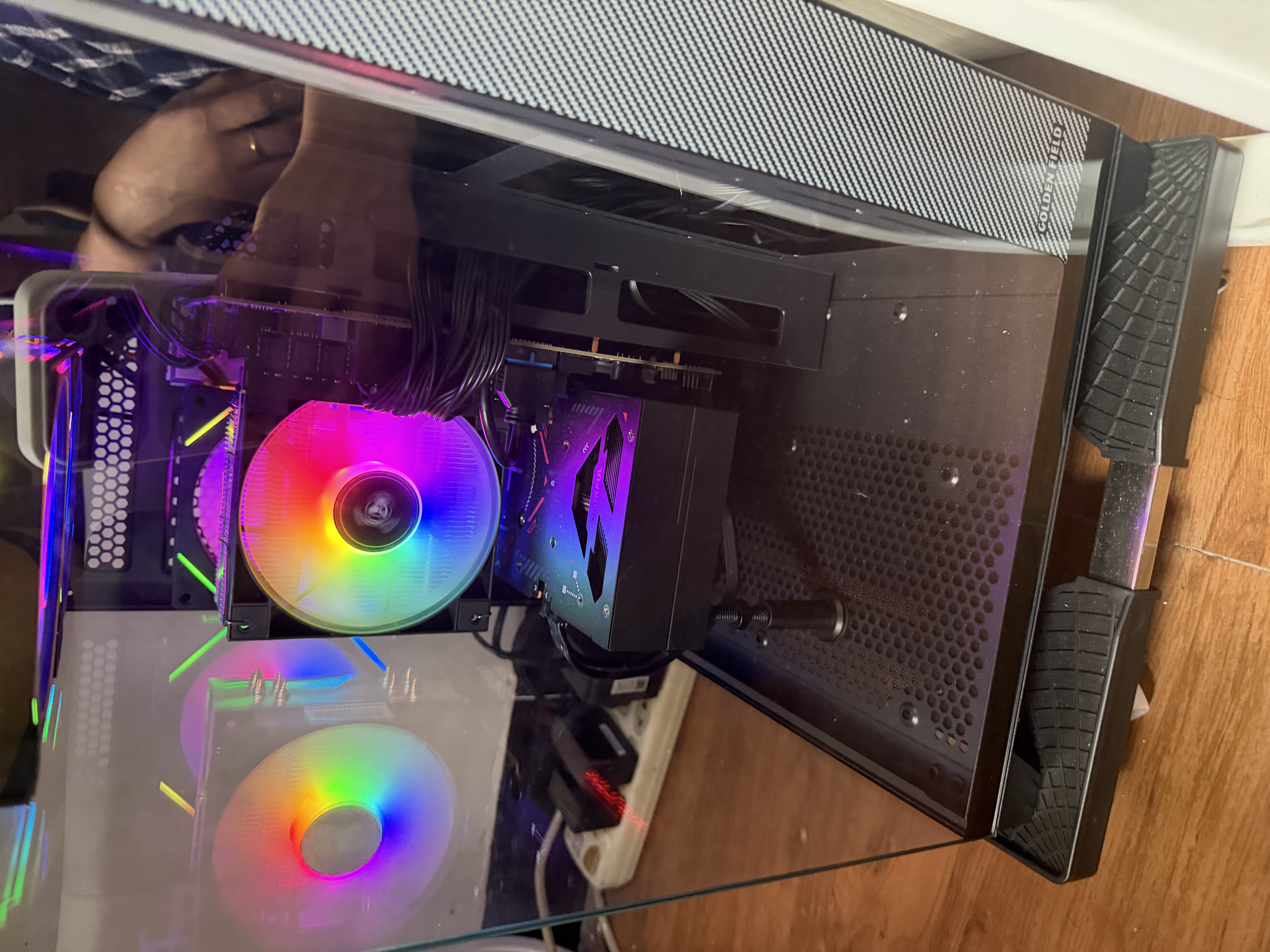 七彩虹（Colorful）海景房主机酷睿15代U5 245KF/i5 12490F搭RTX5060 5060TI电竞游戏设计办公电脑主机台式组装机 配四：12400F丨16G丨512G丨5060 实拍图