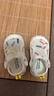 婧麒（JOYNCLEON）婴幼儿学步鞋夏季新款男女宝宝鞋子软底防滑小童透气网鞋夏款凉鞋 米色 11.5 cm内长 实拍图