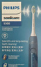 飞利浦（PHILIPS）【父亲节礼物】声波电动牙刷钻石3系 5倍洁齿5种模式 洁净刷头*2  价保618 HX5181/02蓝 实拍图