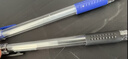 斑马牌（ZEBRA）中性笔 0.5mm子弹头签字笔 学生标记笔走珠水性笔 C-JJ100 JELL-BE  黑红蓝 实拍图