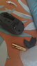 罗技（Logitech）M220 轻音鼠标 无线鼠标 办公鼠标 对称鼠标 带无线微型接收器 灰黑色 实拍图