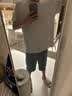 猫人睡衣男夏季冰丝短袖短裤男士新款休闲大码可外穿薄款家居服套装 【凉感冰丝】颜色一 3XL 【建议160-180斤】 实拍图