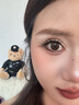 可啦啦美瞳半年抛美芝芝自然甜美彩色隐形眼镜1片装浓浓厚巧350度 实拍图