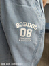 巴布豆（BOBDOG）儿童牛仔裤男孩2026新款夏季童装男童薄款夏装弯刀裤子大童蓝130 实拍图