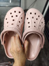 卡骆驰（CROCS）贝雅洞洞鞋男鞋女鞋轻便耐磨一脚蹬拖鞋休闲鞋百搭花园鞋|10126 矿石粉-6TY(含智必星) 39 (240mm) 实拍图