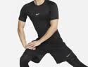 耐克男子轻薄紧身训练短袖上衣速干健身NIKE PRO DRI-FIT FB7933 010黑/白 M 实拍图
