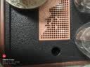 京东京造 茶盘茶托 带排水仿乌金石胡蓦山桃纹中号功夫茶台储水单盘干泡 实拍图