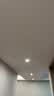 雷士（NVC）LED筒灯客厅背景墙嵌入式洗墙小山丘铝材9瓦黑杯暖白【明月】Ra95 实拍图