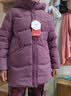 坦博尔羽绒服女中长款连帽休闲妈妈款加厚外套510506D 紫罗兰 185  实拍图
