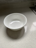 錦鳯 纯白骨瓷碗米饭碗汤碗景德镇餐具家用陶瓷大面碗汤锅高脚碗1个装 6英寸面碗 实拍图