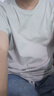 【京东直采】重磅纯棉 圆领短袖男款t恤衣服女士t恤服装真5折专场 海鸥灰（短袖） 3XL （155-170斤） 实拍图