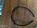 烨翡俪气质眼镜框发箍2026新款洗脸发卡带齿防滑碎发压发头饰头箍发饰黑 实拍图