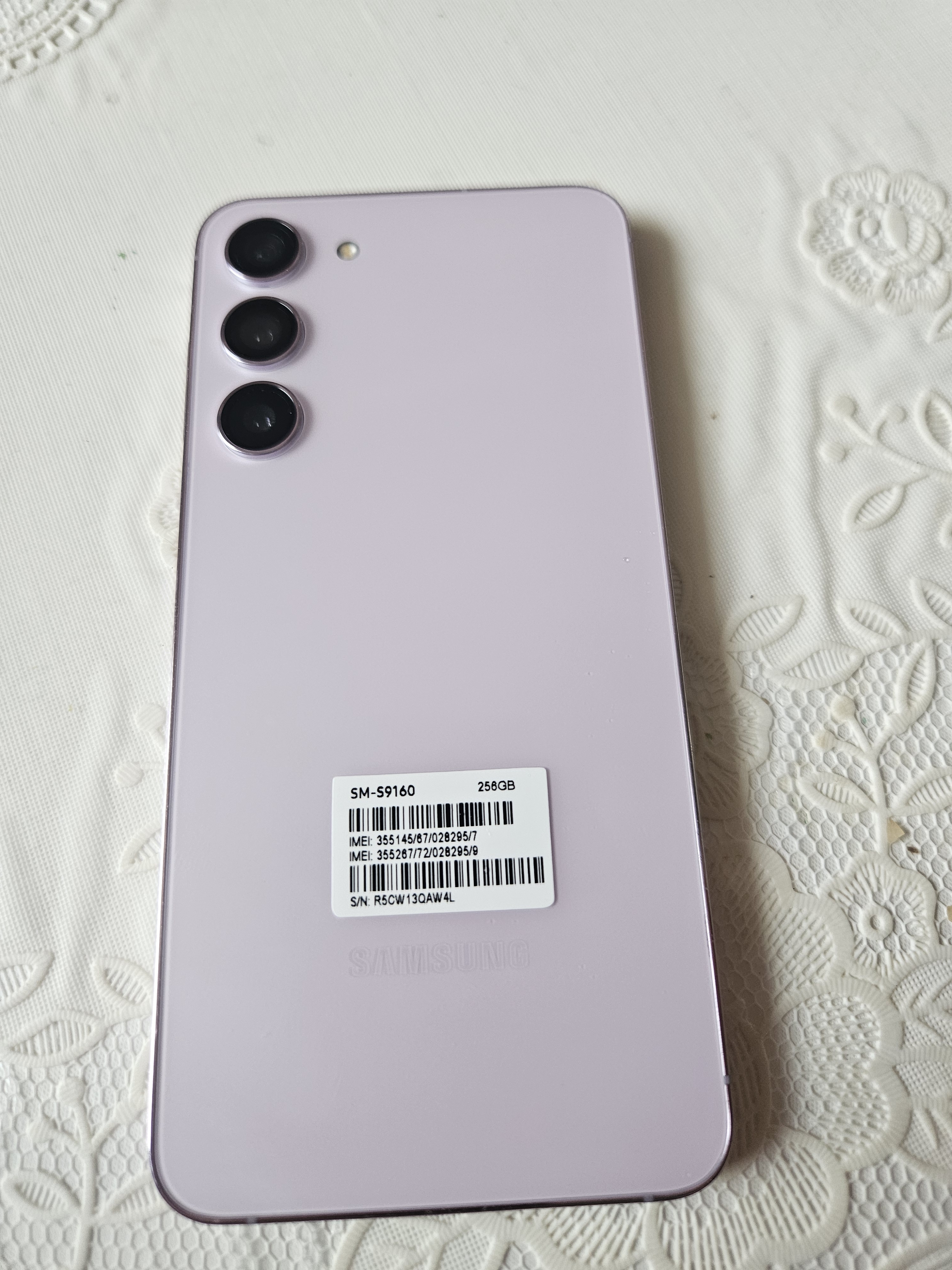 三星（SAMSUNG）Galaxy S23 系列旗舰小屏拍照AI手机 实时翻译同声传译库存 S23+第二代骁龙8 金属机身S23Plus轻薄 S23+（6.6英寸）悠雾紫 256G 国版（双卡） 标配 实拍图