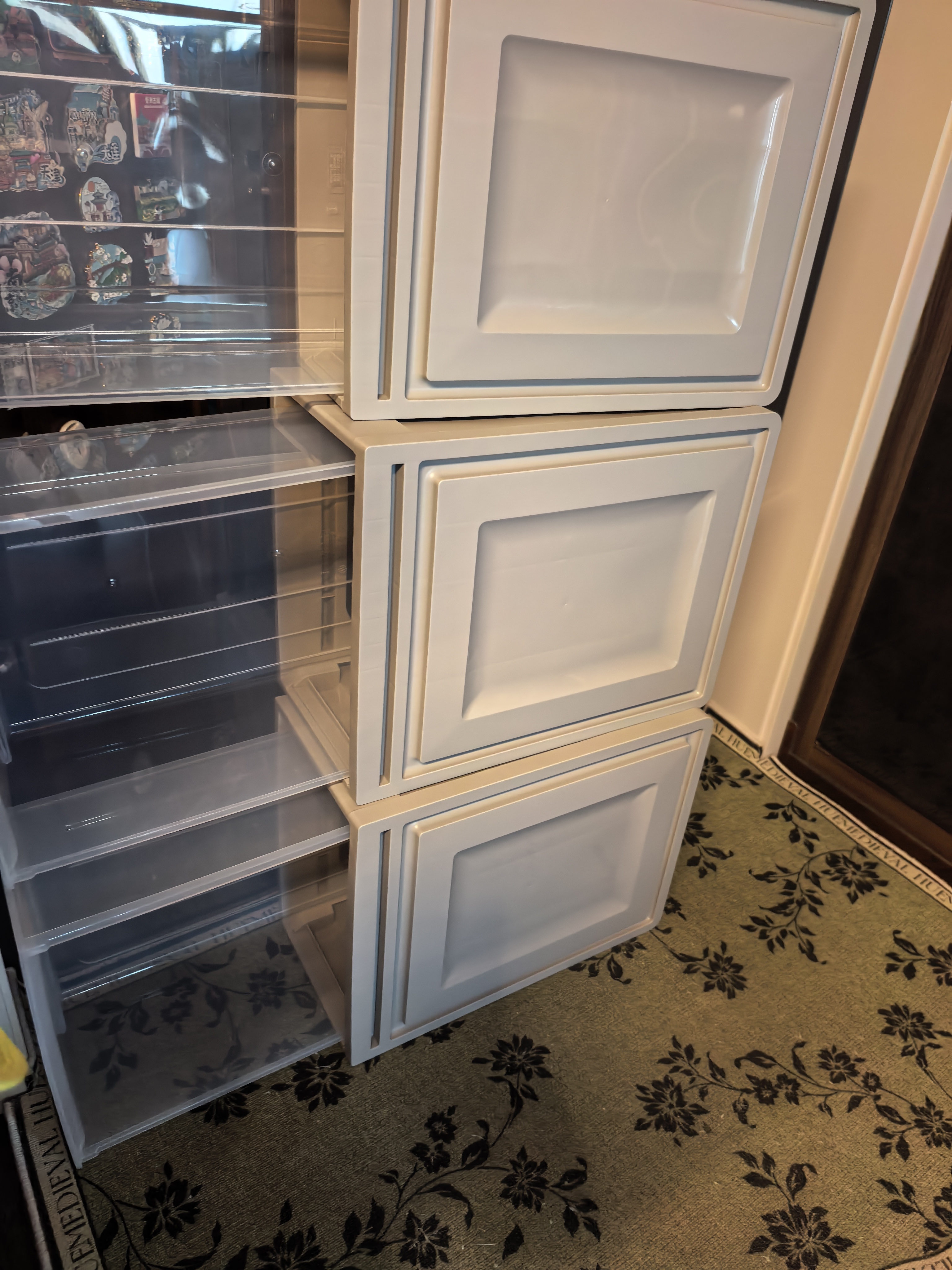 爱丽思衣服收纳箱塑料大号抽屉式收纳盒衣物玩具整理箱28L灰色1个装450S 实拍图