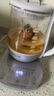 九阳（Joyoung）1.5L全玻璃沸萃养生壶煮茶器 0胶水玻璃滤网炖盅 花茶壶烧水保温一体全自动恒温电热水壶15WY10J 实拍图