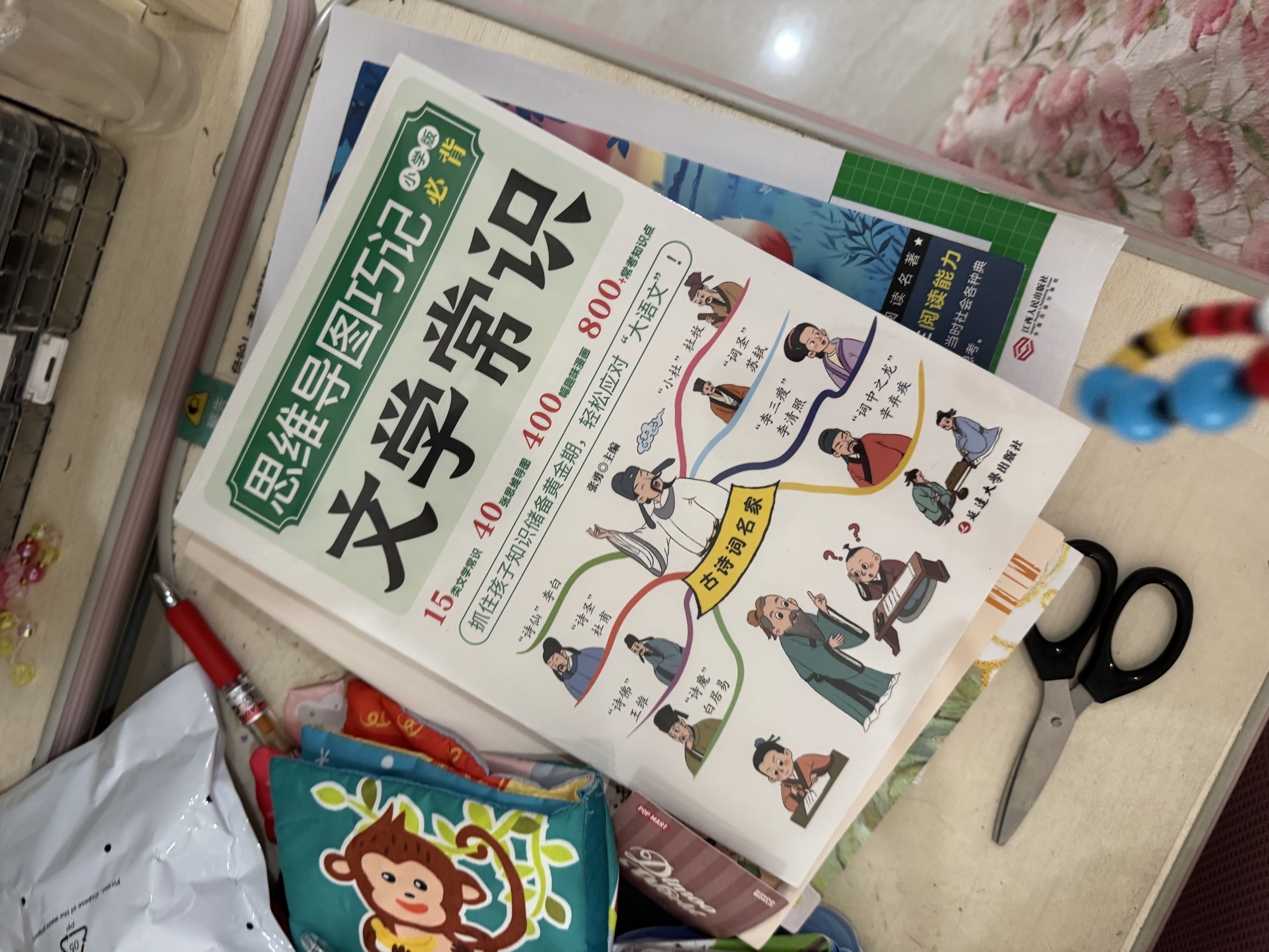 思维导图巧记文学常识 小学必背版 思维导图加趣味漫画 拯救孩子背书困难症 800+常识考点抓住孩子知识储备期 轻松提升语文成绩  实拍图