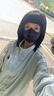 奥克云全脸防晒面罩女防紫外线2026新款夏季透气口罩冰丝凉感黑色2只装 实拍图